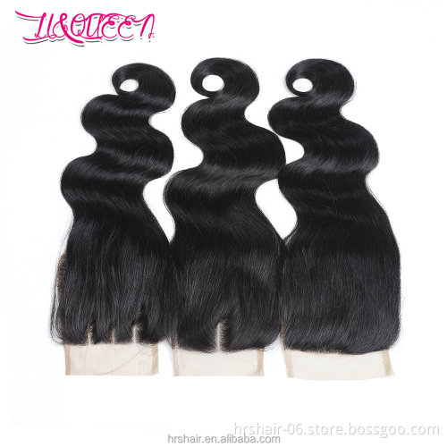 Wholesale 8 10 12 14 16 18 20 22 Inch Virgin Human Hair 4x4 5x5 6x6 7x7 Natural Color 1B